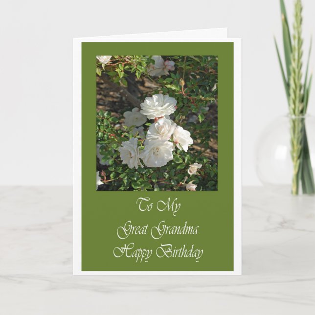 Great Grandma Birthday Card (Front)