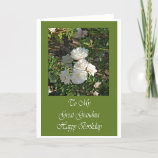 Great Grandma Birthday Card