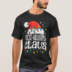 Great-grandma Claus Funny Xmas Christmas Grandma H T-Shirt