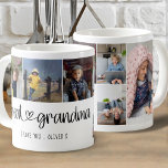 Great Grandma Cute Lettering I Love You 6 Photo Coffee Mug<br><div class="desc">A gift for your great grandma. This photo mug is lettered with "great grandma" in whimsical typography, linked with a love heart and you can personalise with your name and message, such as I love you. The photo template is set up for you to add 6 of your favourite photos...</div>