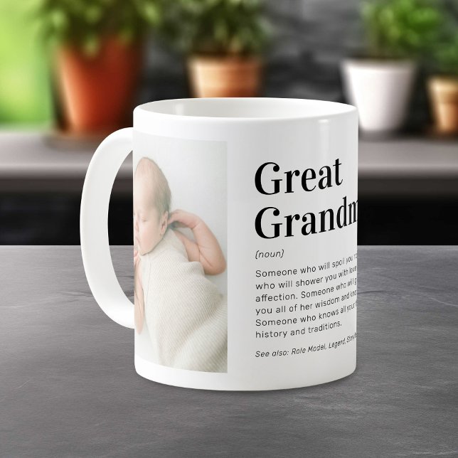 Great Grandma Definition 2 Photo Coffee Mug (Creator Uploaded)