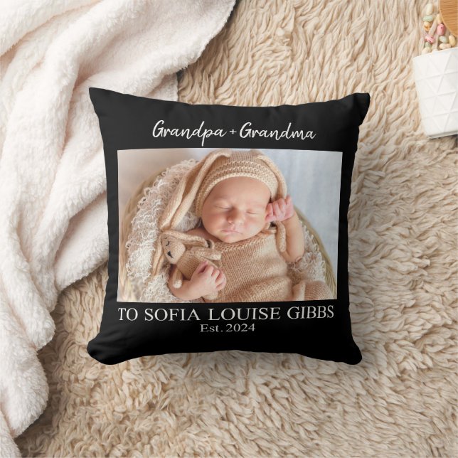  Great Grandma, Grandpa, and Nanny –  Grandparent Cushion (Blanket)