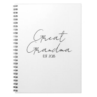 Great Grandma Great Grandpa Set •New Great Gra Notebook
