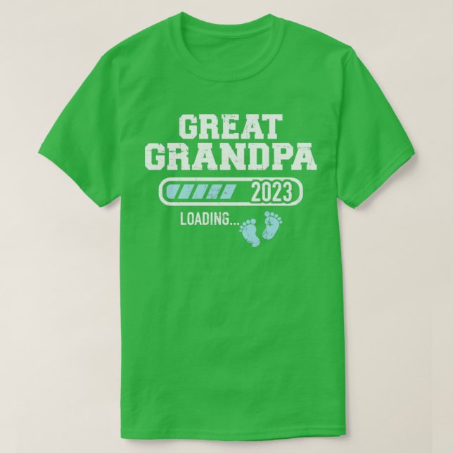 Great grandma loading 2023 pregnancy announcement T-Shirt (Design Front)