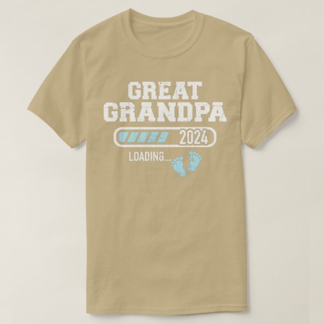 Great grandma loading 2024 pregnancy announcement T-Shirt (Design Front)