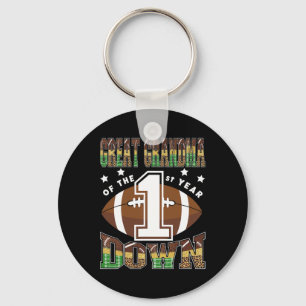 Great Grandma Of The 1st Year Down Football 1st Bi Key Ring