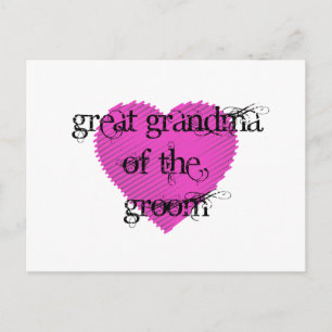 Great Grandma of the Groom Postcard