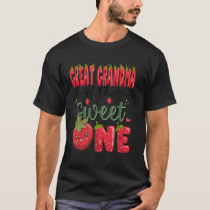 Great Grandma Of The Sweet One Girl Strawberry 1St T-Shirt
