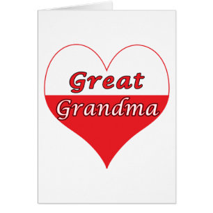 Great Grandma Polish Heart