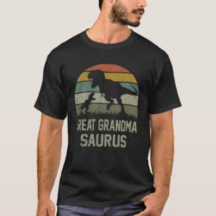 Great Grandma Saurus T Rex Dinosaur Grandmasaurus T-Shirt