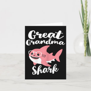 Great Grandma Shark Funny Mother's Day Card