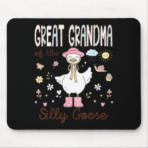 Great Grandma Silly Goose First Artwork Mouse Pad