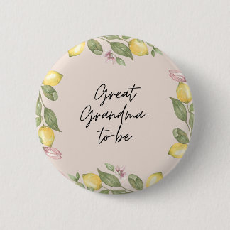 Great-Grandma-to-be Button