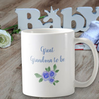 Great Grandma to Be New Baby Boy Brewing Blue