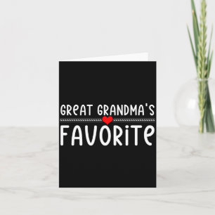 Great Grandmas Favorite  Card