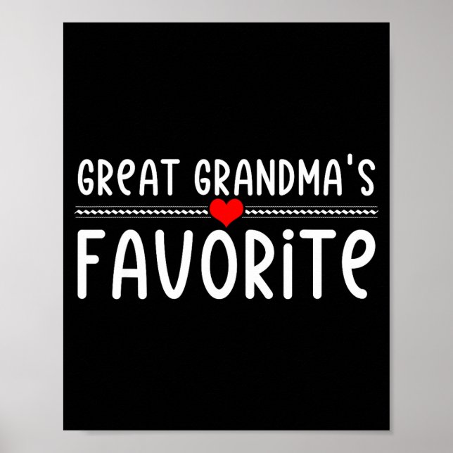 Great Grandmas Favorite  Poster (Front)