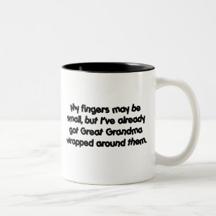 Great Grandma's Wrapped (Black) Two-Tone Coffee Mug