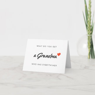 Great Grandmother Pregnancy Announcement Card