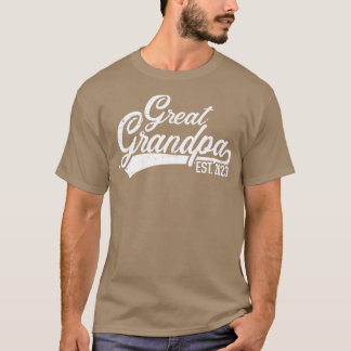 Great grandpa est 2023 for pregnancy announcement T-Shirt