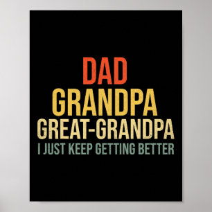 Great Grandpa For Fathers Day Poster