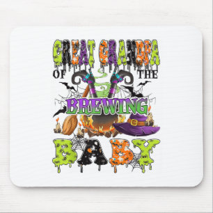 Great Grandpa Of The Brewing Baby Spooky Halloween Mouse Pad
