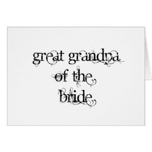 Great Grandpa of the Bride