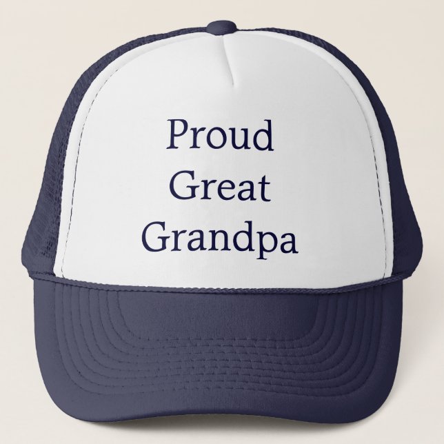 Great Grandpa Trucker Hat (Front)