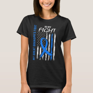 Great Grandpa Type 2 Diabetes Awareness American F T-Shirt
