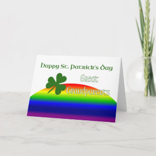 Great Grandparents Happy St. Patrick's Day Card