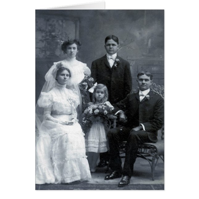 Great grandparents wedding (Front)