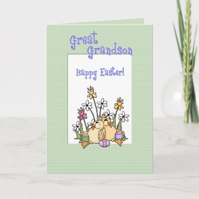 Great Grandson Easter Card (Front)
