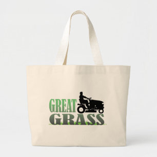 Great Grass Large Tote Bag