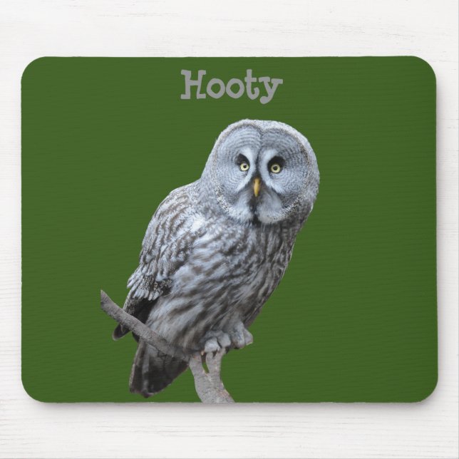 Great Grey Owl Mouse Pad (Front)