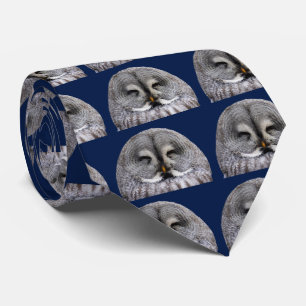 Great Grey Owl Tie