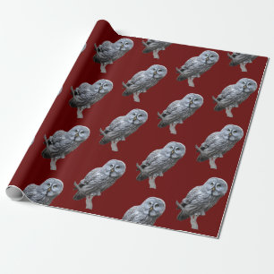 Great Grey Owl Wrapping Paper