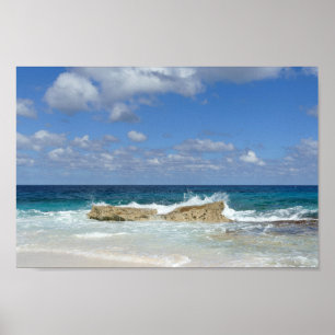 Great Guana Cay Beach, Bahamas Poster