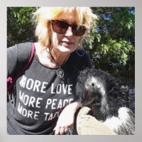 Great Hair Day for Marie and Her Emu Pal