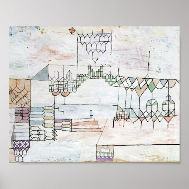 Great Hall for Singers : Paul Klee 1930 Poster (Front)