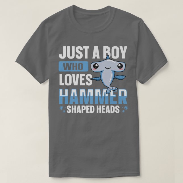 Great Hammerhead Shark Quote for a Hammerhead Shar T-Shirt (Design Front)