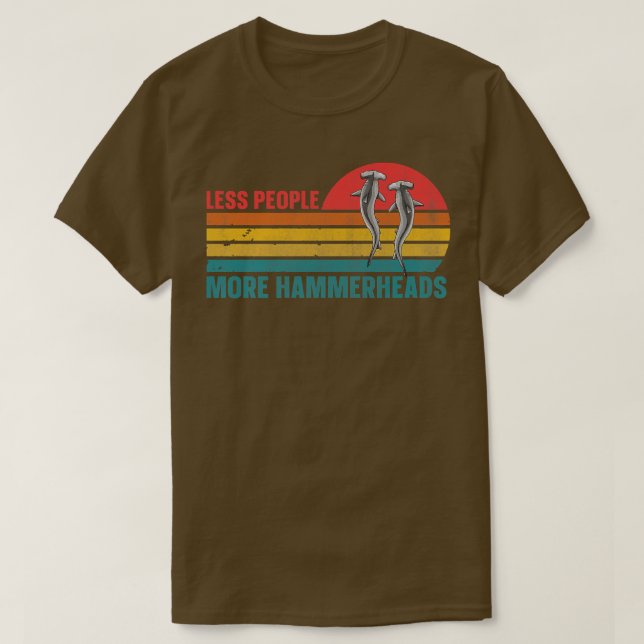 Great Hammerhead Shark Quote for a Hammerhead Shar T-Shirt (Design Front)