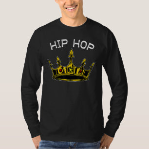 Great Hip Hop King Queen Dj Rap Music Disco Dance  T-Shirt