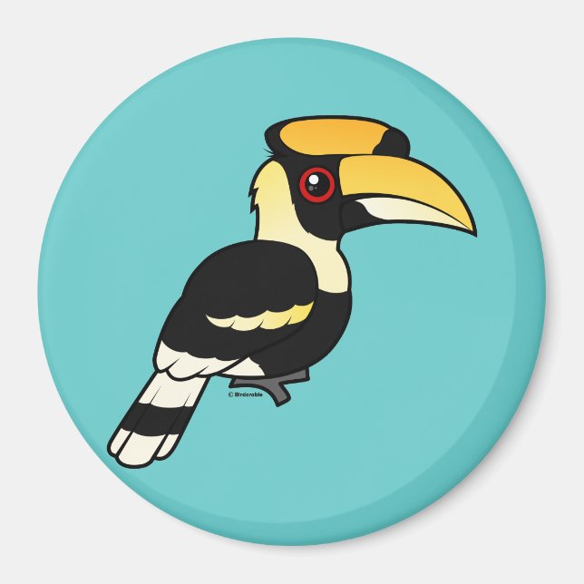 Great Hornbill Magnet (Front)