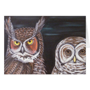 Great Horned & Barred Owls