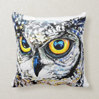 Great Horned Owl 41 x 41cm Cushion