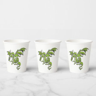 Great Horned Owl at Night Welcome Paper Cups