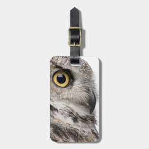 Great Horned Owl - Bubo Virginianus Subarcticus Luggage Tag