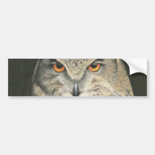 Great Horned Owl Bumper Sticker