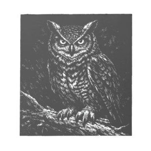 Great Horned Owl — by BurnsInHell Notepad
