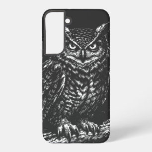Great Horned Owl — by BurnsInHell Samsung Galaxy Case