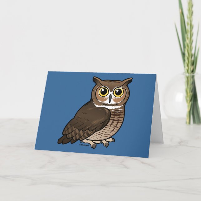 Great Horned Owl Card (Front)